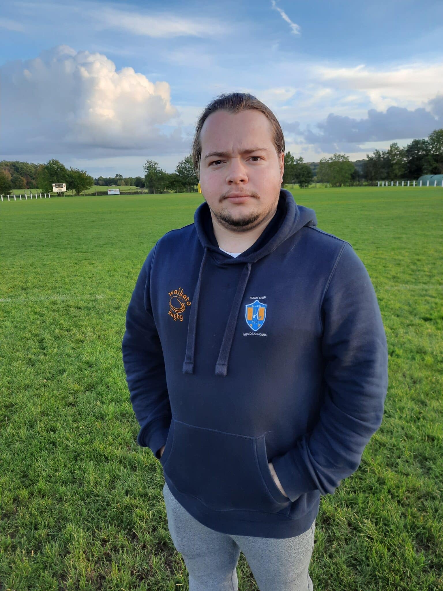 SWEAT CAPUCHE RUGBY CLUB PAYS DE NEMOURS