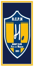SERVIETTE DE BAIN SUBLIMEE RUGBY CLUB PAYS DE NEMOURS